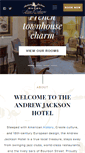 Mobile Screenshot of andrewjacksonhotel.com